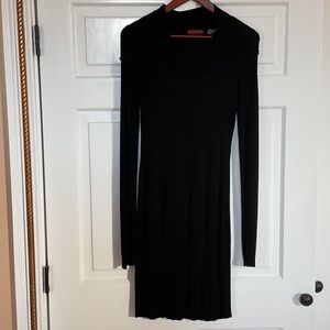 LinQ Los Angeles Knit Long Sleeve Dress with Lace Back Size Small